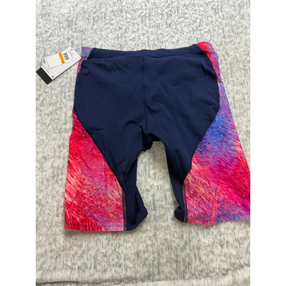 Nike Hydrastrong Mens Swim Jammers USA Olympic Team Navy‎ Pink NESSE037 Size 34